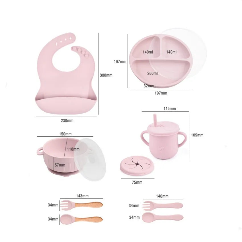 BabyCare set - 10-piece BPA-free tableware set for children