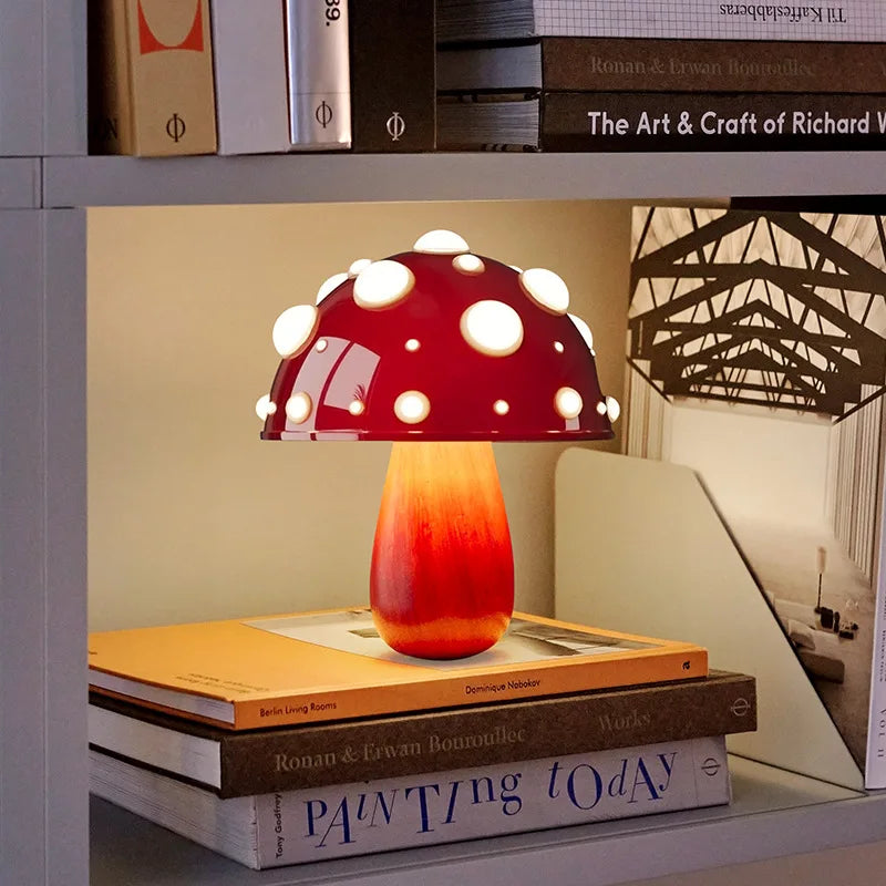 FungiLuxe - Playful LED table lamp in mushroom style