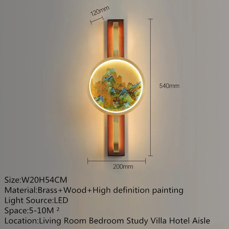 BrassGlow Wall Lamp - Elegant Brass Wall Lighting