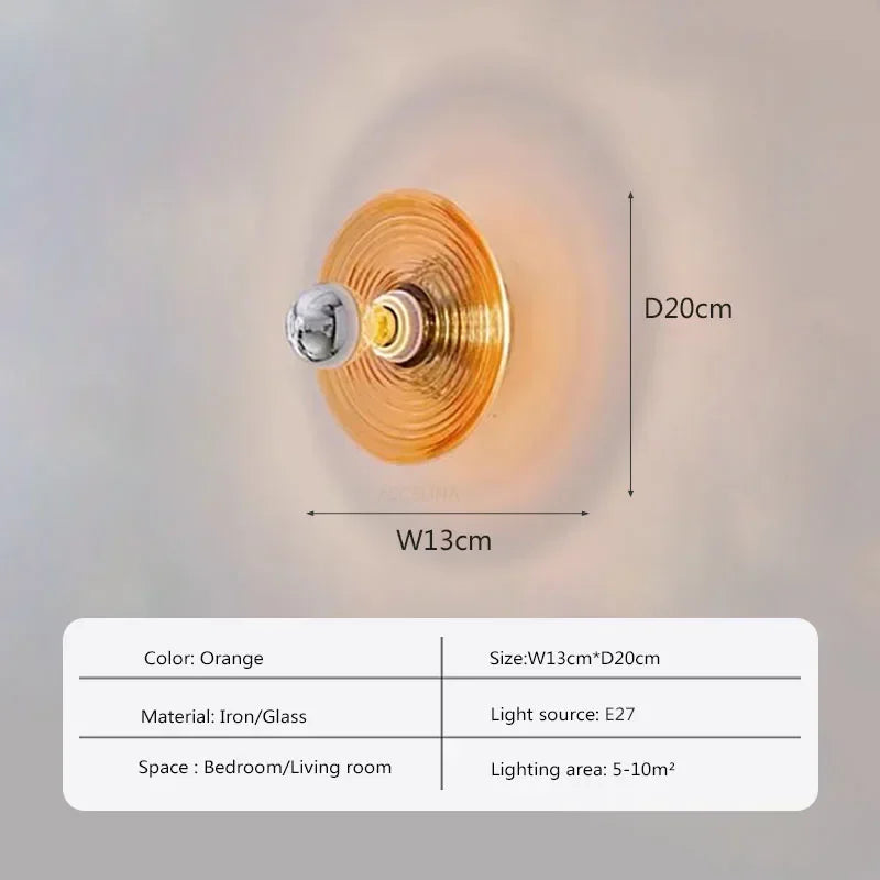 AquaGlow Wall Lamp – LED Lighting with Wave Pattern