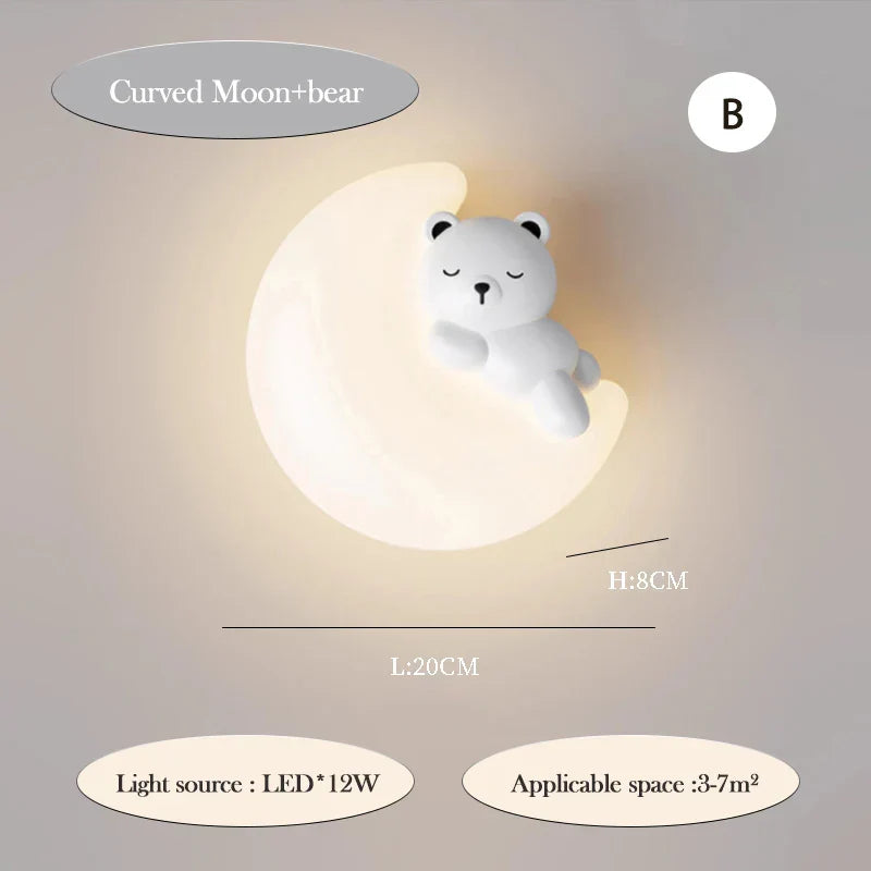 PandaGlow Lamp - Lovely LED Wall Light for Children
