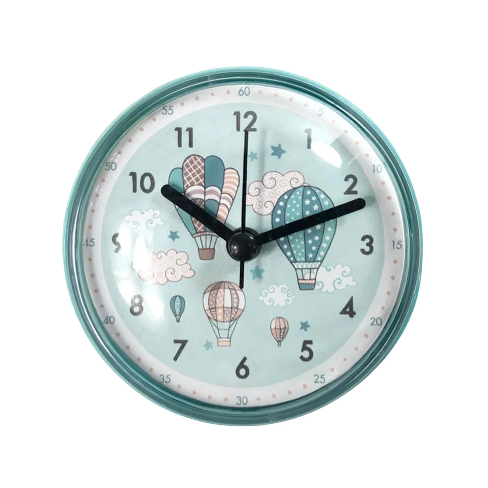 Waterproof Clock – Compact Suction Cup Clock for Bathroom