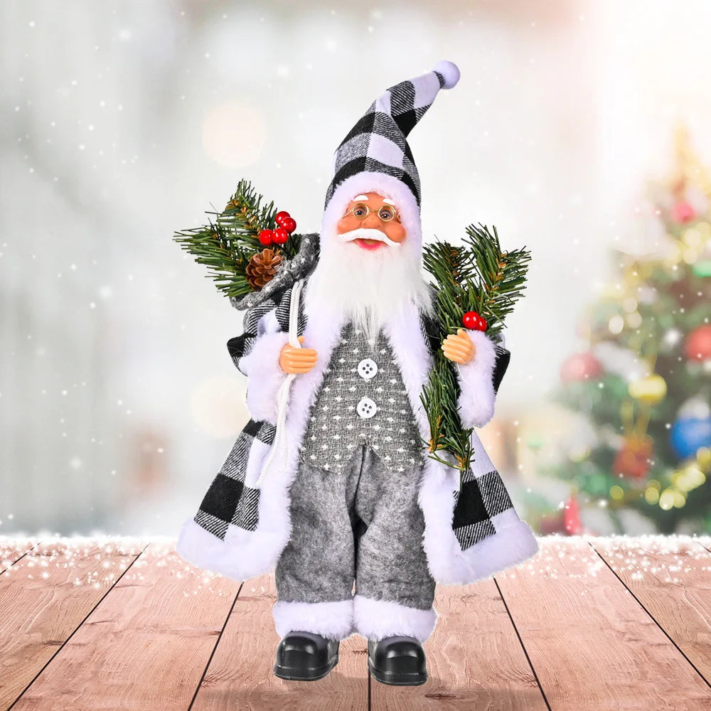 Festive Santa Plush - Cute Santa Claus for Decoration