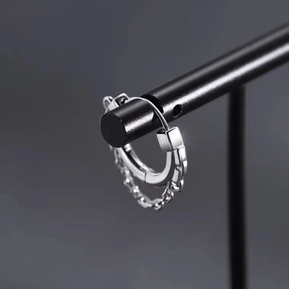 ChainHoops Earrings - Trendy Elegant Hoop Earrings