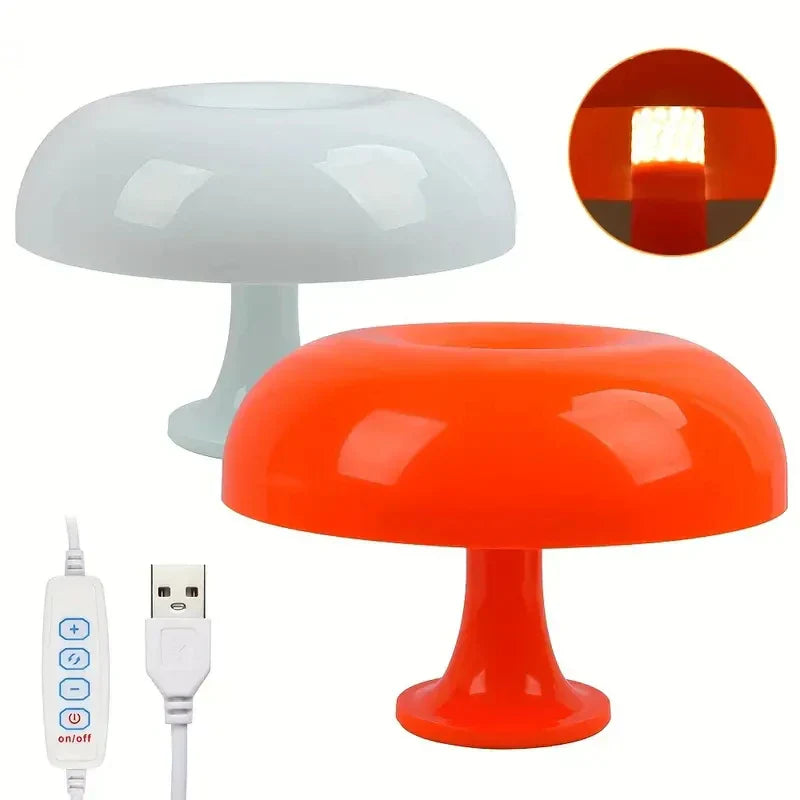 GlowMush - Refined Table Lamp with Mushroom Design
