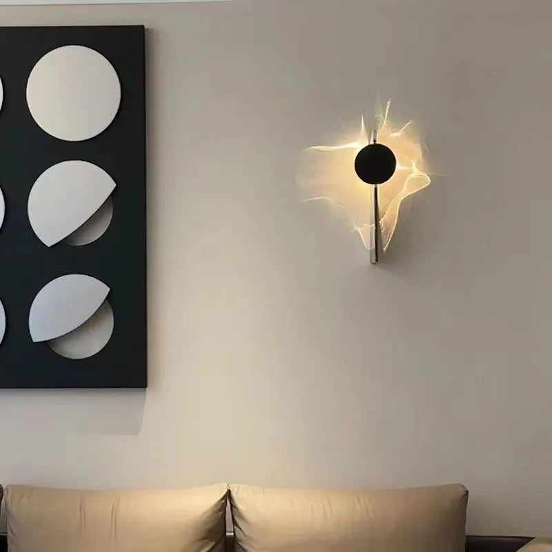 RippleGlow – Luxurious Rotating Wall Lighting for the Room