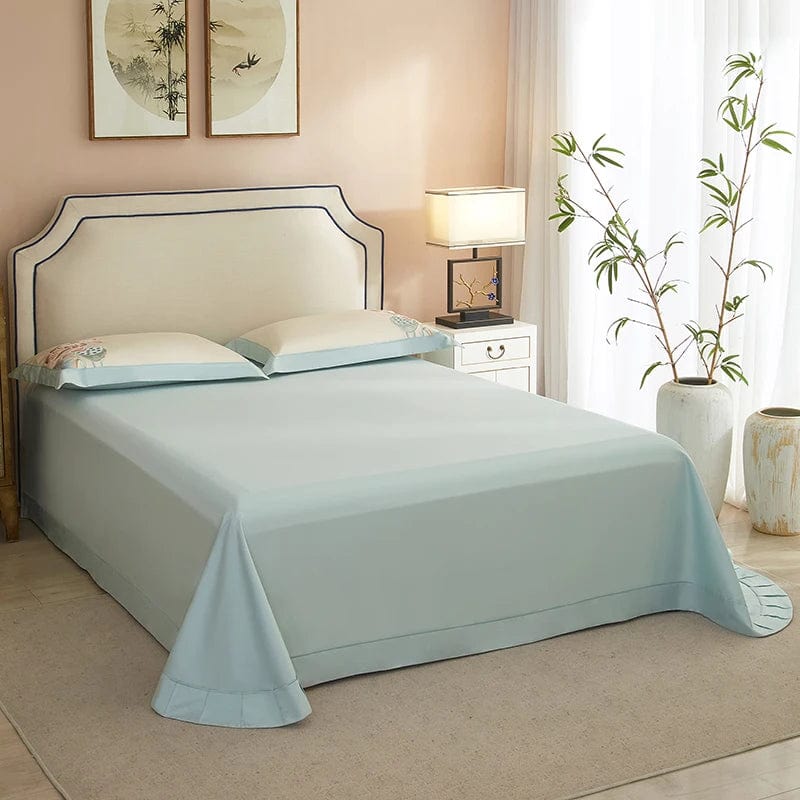Lotus Blue - Luxury Egyptian Cotton Duvet Set