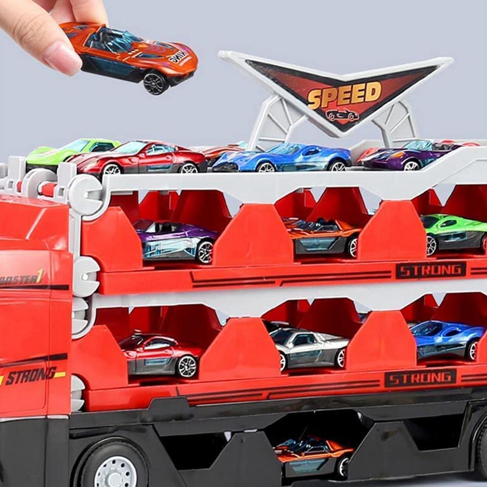 MegaTransporter - Toy Trailer with Mini Cars