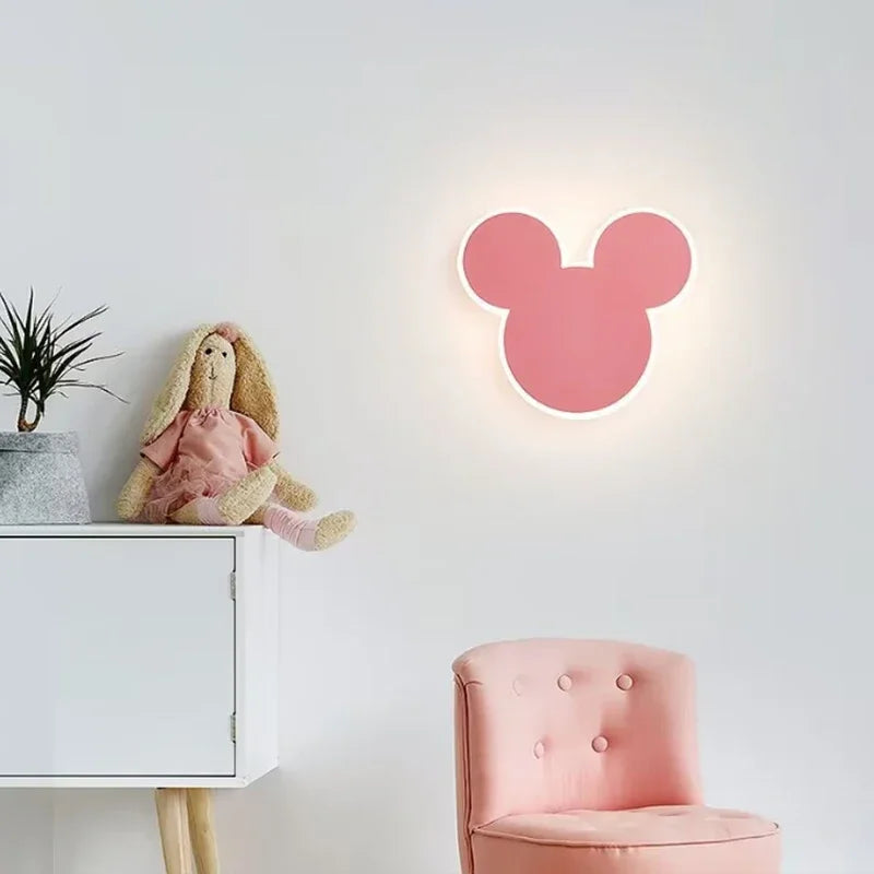 PinkRabbit - Playful LED Wall Lamp for Children's Rooms