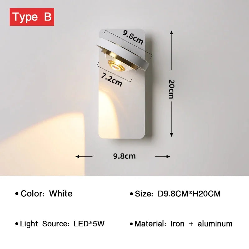 BrightTurn – Adjustable LED Wall Lamp for Every Room