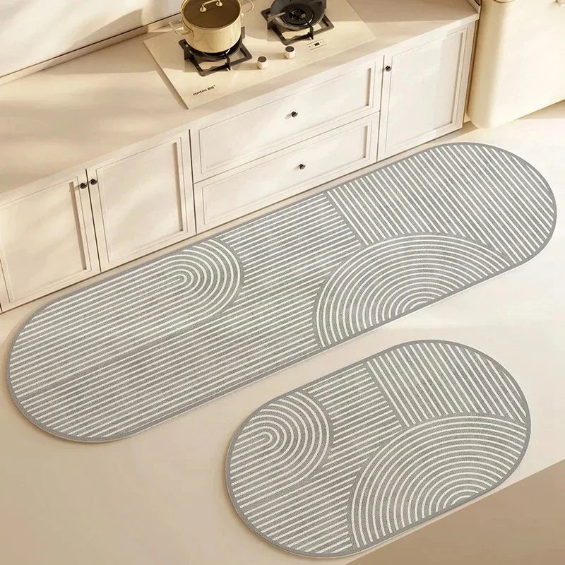 FreshStep – Luxe Anti-Slip Kitchen Mat for Style & Comfort