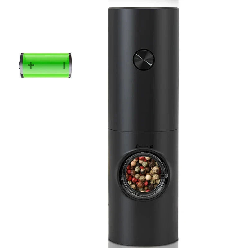 GrindPro - Modern Electric Pepper and Salt Mill with LED