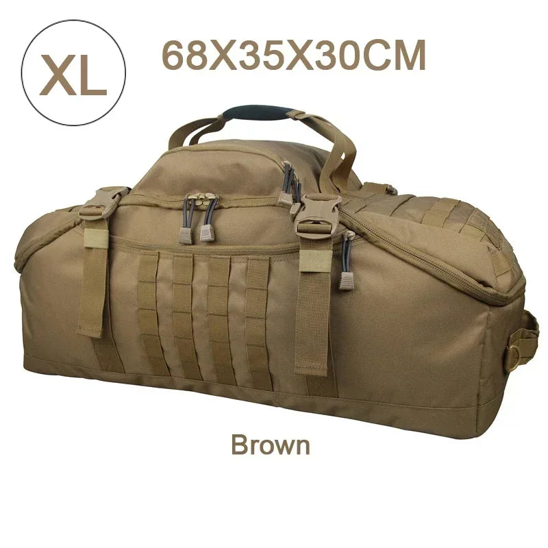 TrailTrek - Rugged tactical travel bag and backpack