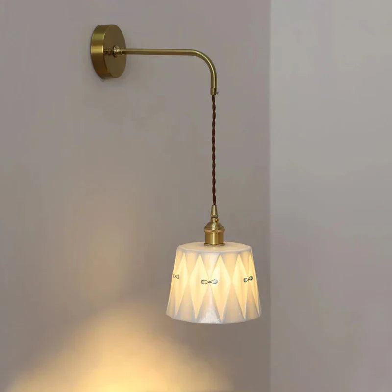 ZenGlow Lamp - Retro Japanese Wall Lamp with Switch
