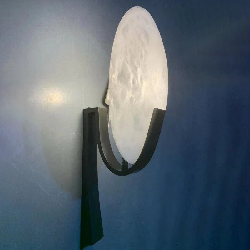 NordicLuxe – Stylish Copper Marble Wall Lamp
