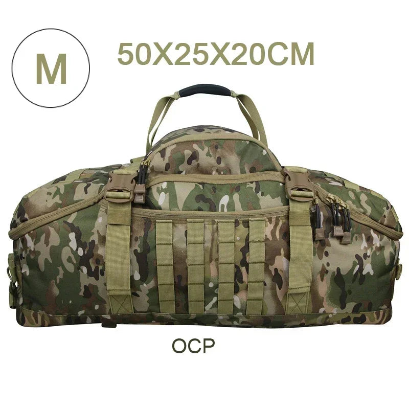 TrailTrek - Rugged tactical travel bag and backpack