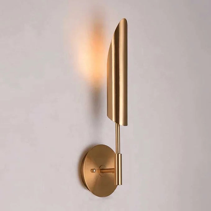 LuxeGlam - Gold Industrial Wall Lamp for Home and Hotel