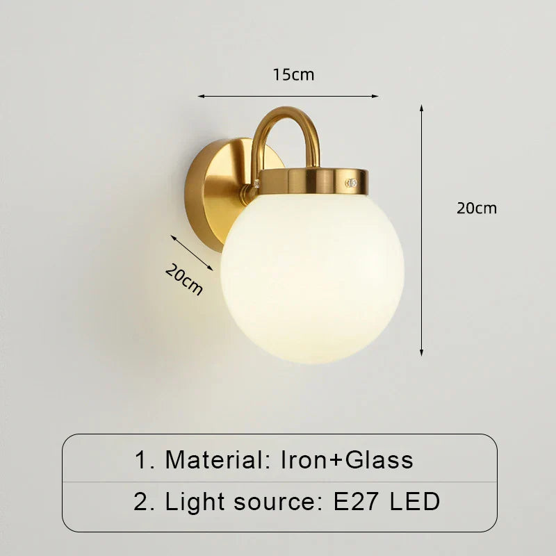 ModernWall - Scandinavian LED Wall Lamp with Glass