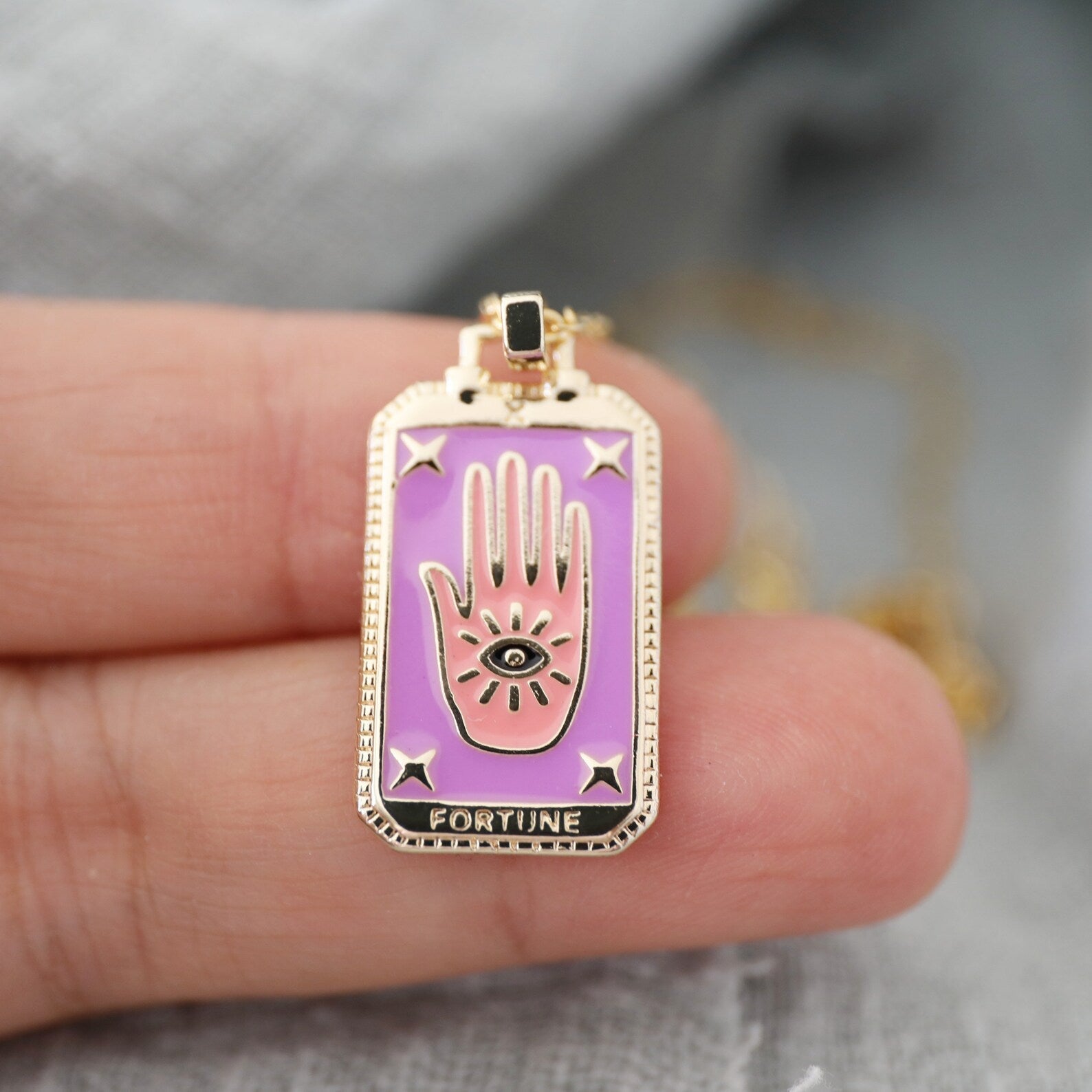 Captivating Tarot Card Necklace | Discover the Meaning Behind Each Charm