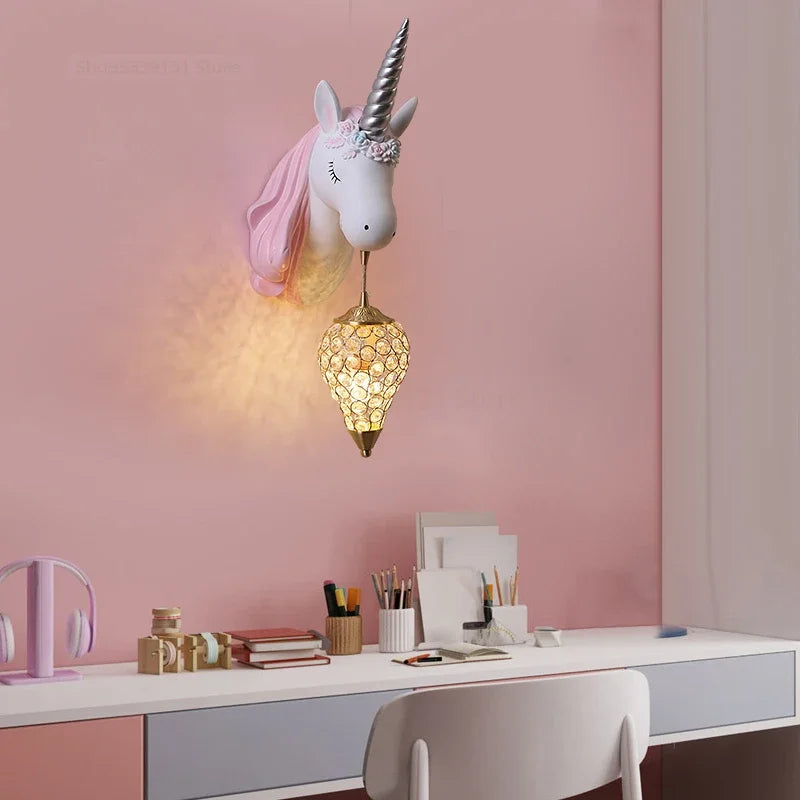UnicornLicht – Playful Wall Lamp for Children's Rooms