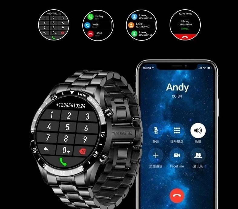 LuxeFit Watch – Stylish Multifunctional Smartwatch
