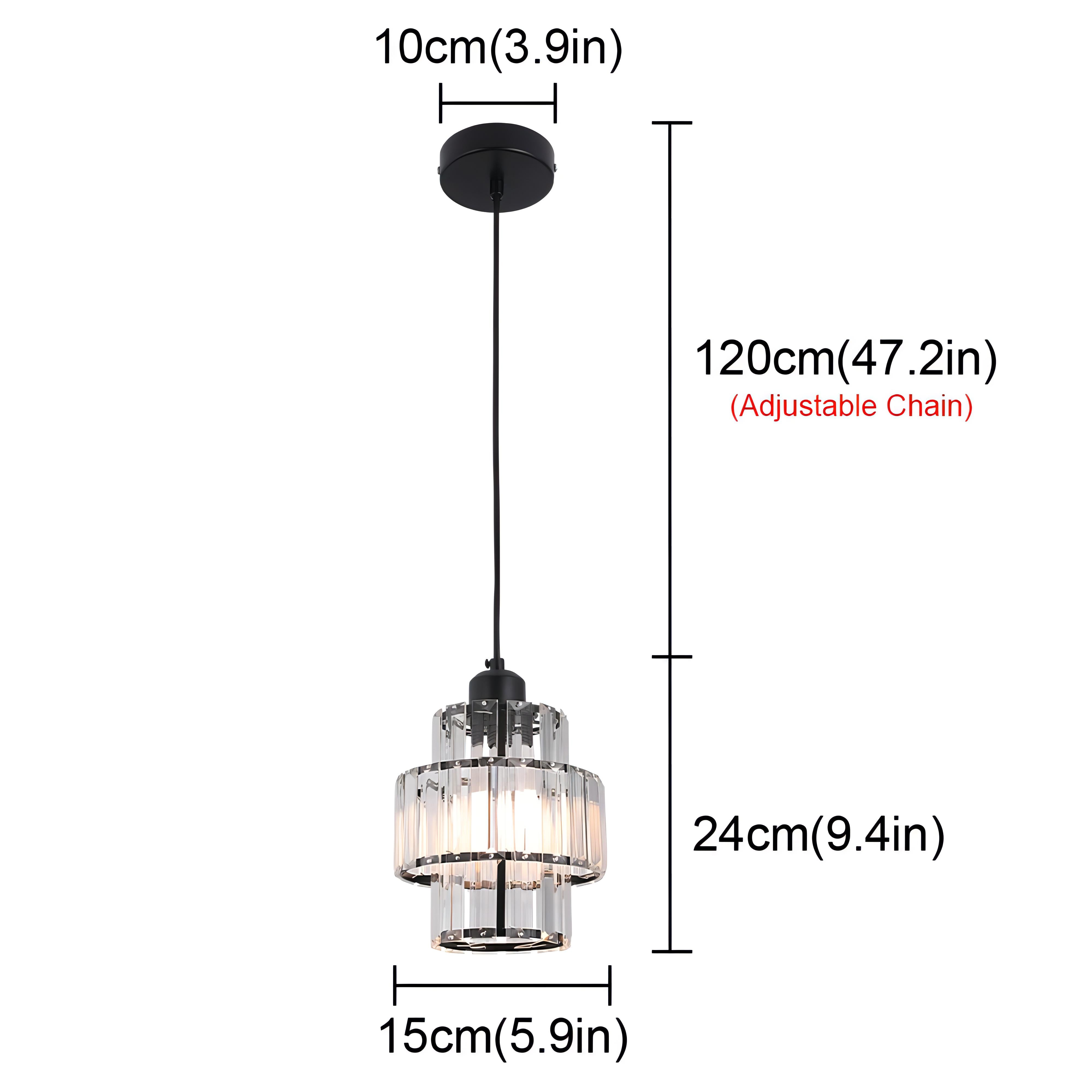 Fernando - Luxurious Crystal Ceiling Lamp for Elegant Spaces