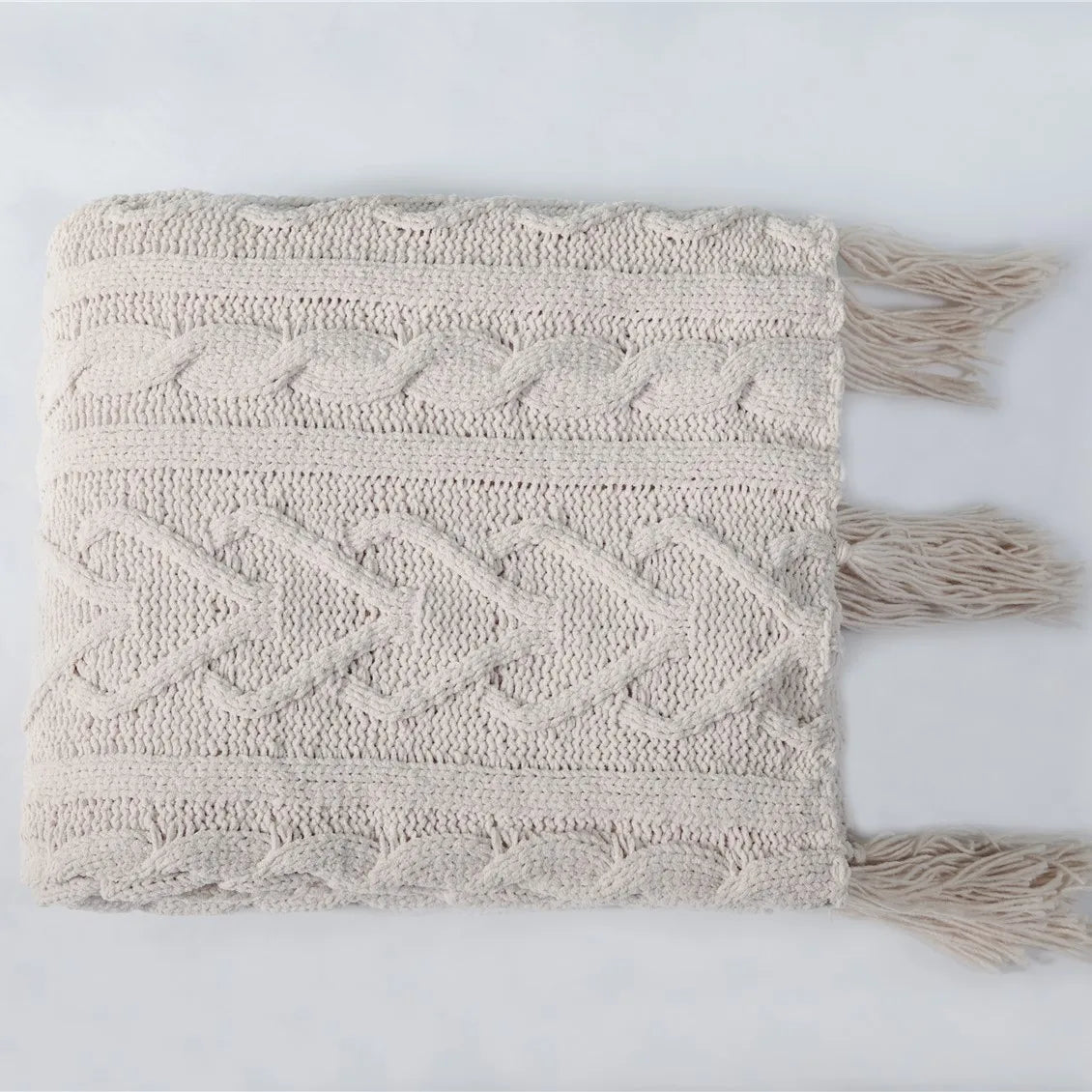 HeartCozy Throw – Luxurious Chenille Cushion with Heart Puffs