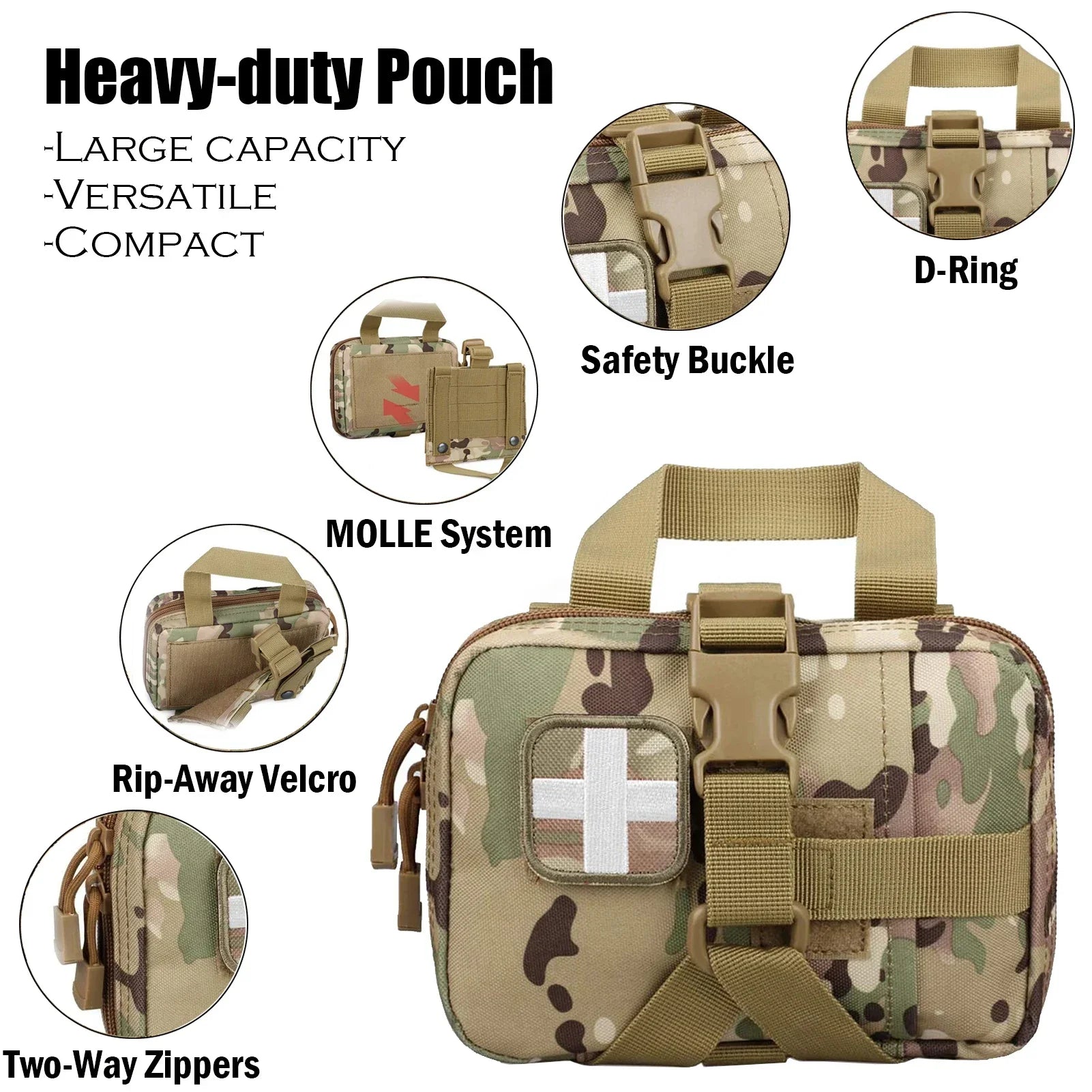 MedShield - Complete Trauma First Aid Kit for Emergency Care