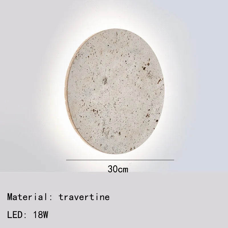 ZenGlow Vägglampa - Wabi-Sabi Minimalism för Din Vägg