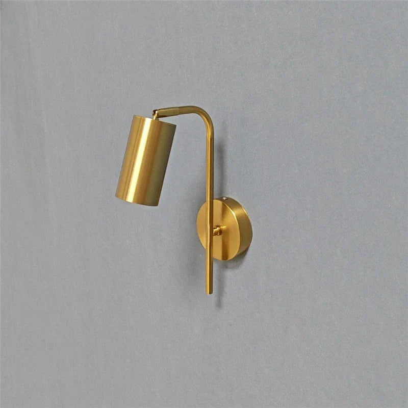 NordicLuxe - Luxurious Gold Wall Lamp for the Bedroom
