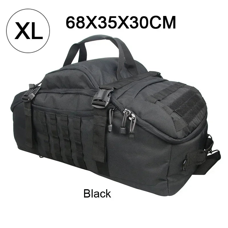 TrailTrek - Rugged tactical travel bag and backpack