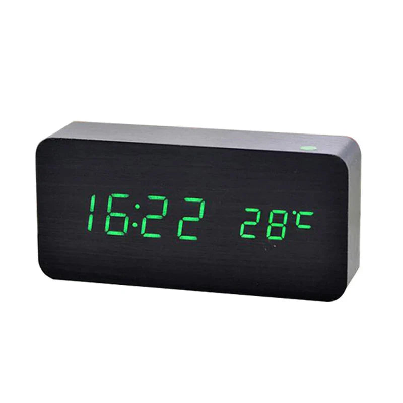 WoodTime – Natural Wood Digital Clock