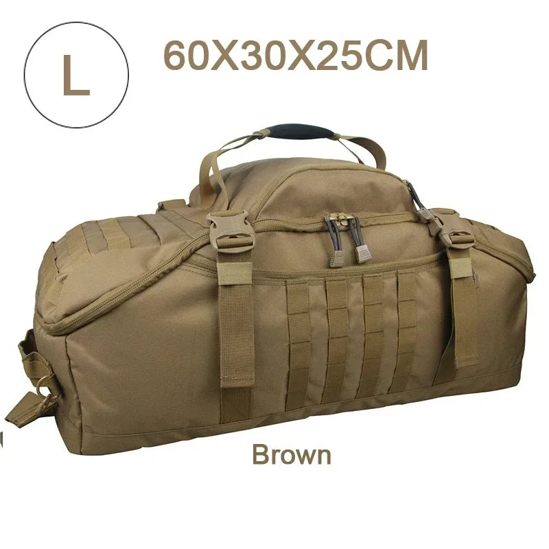 TrailTrek - Rugged tactical travel bag and backpack
