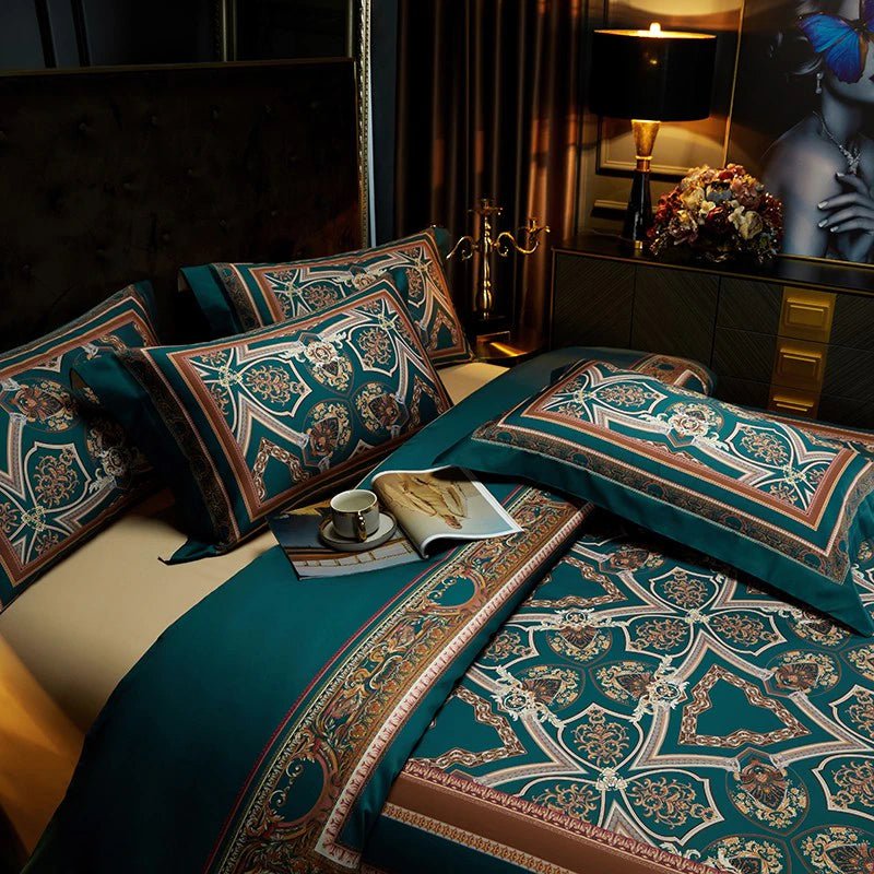 Vintage Grandeur - Luxurious Duvet Set in Egyptian Cotton
