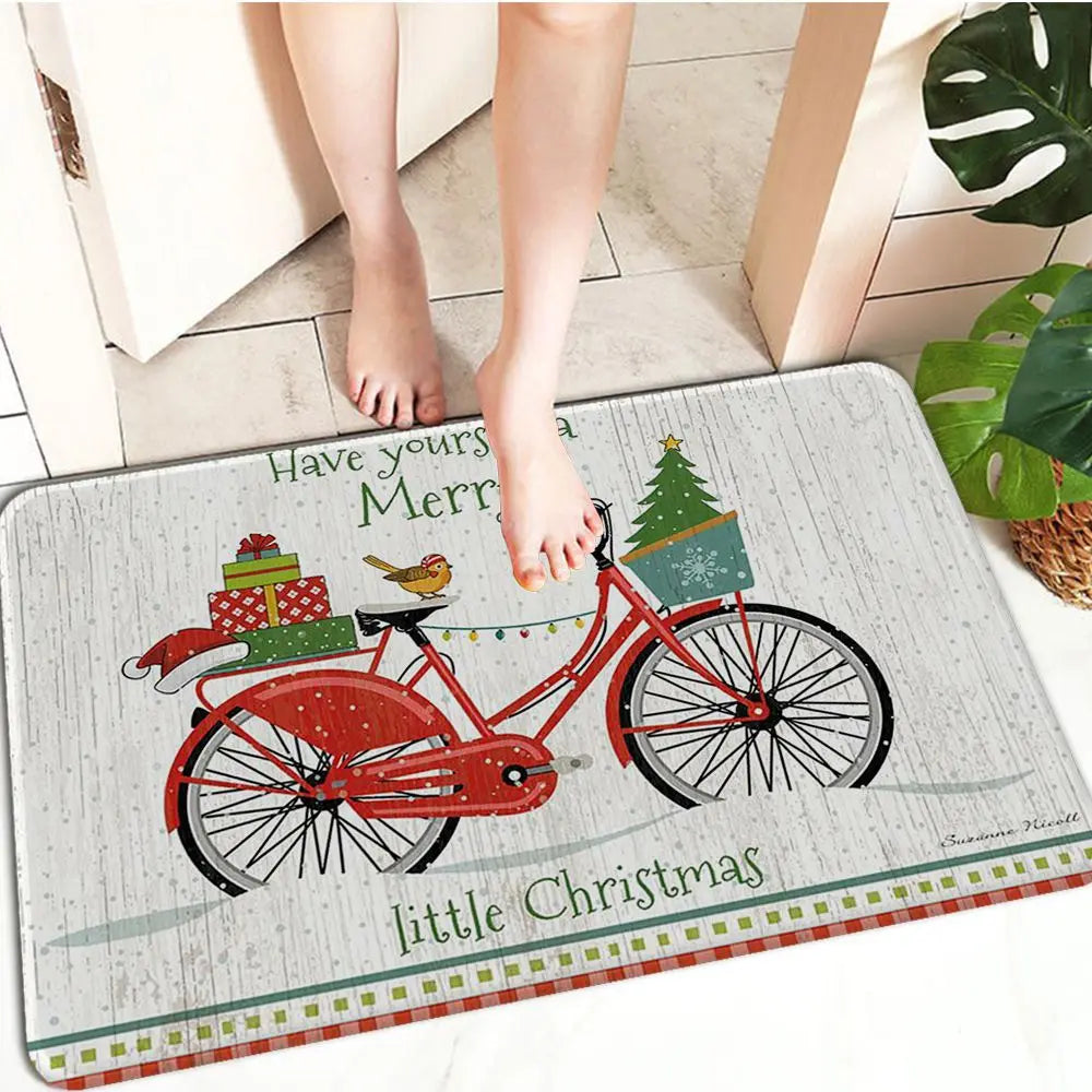 FestiveWelcome – Luxurious Christmas Mat for your Doorstep