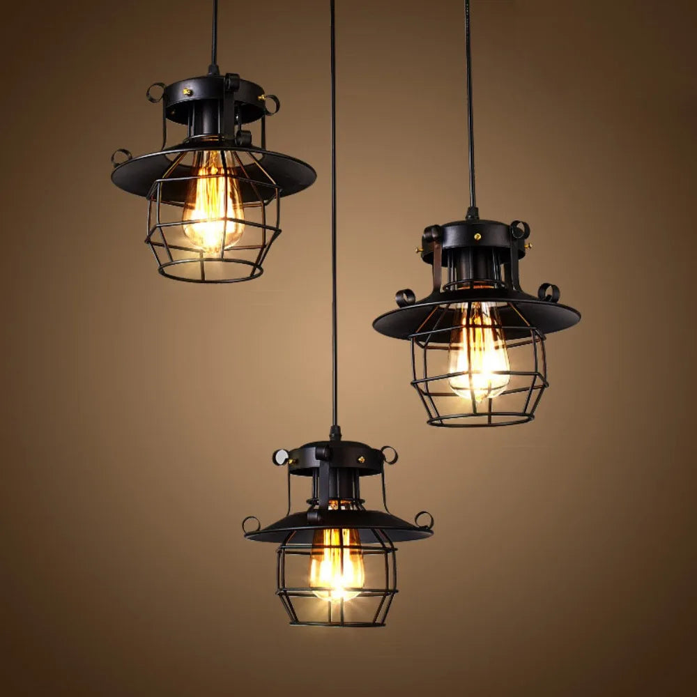 Luminova Pro - Retro Industrial Ceiling Lamp