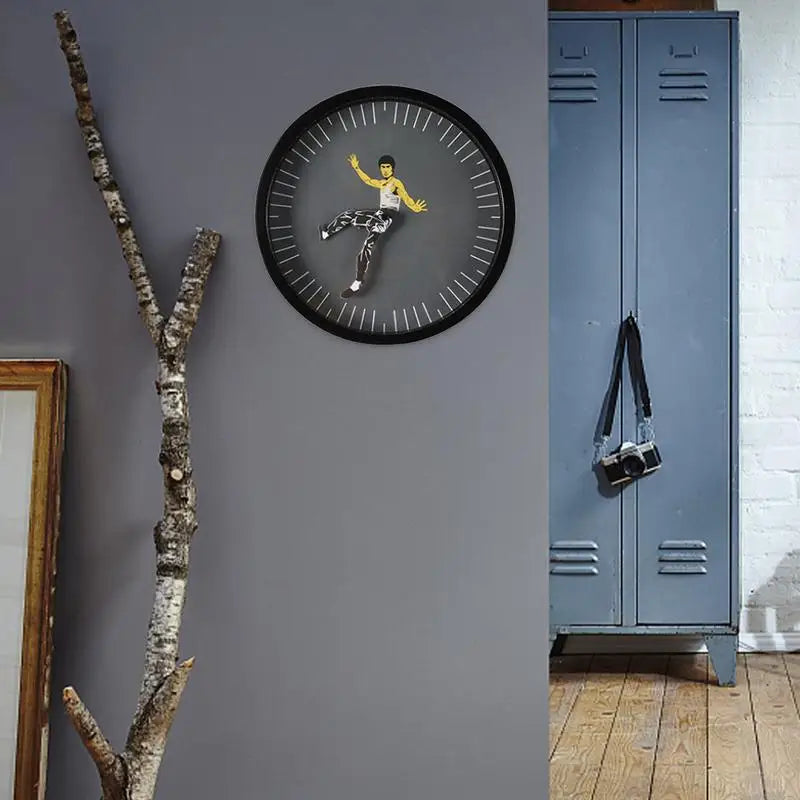 KungFuTime Clock - Authentic Chinese Wall Hanging Clock Decoration