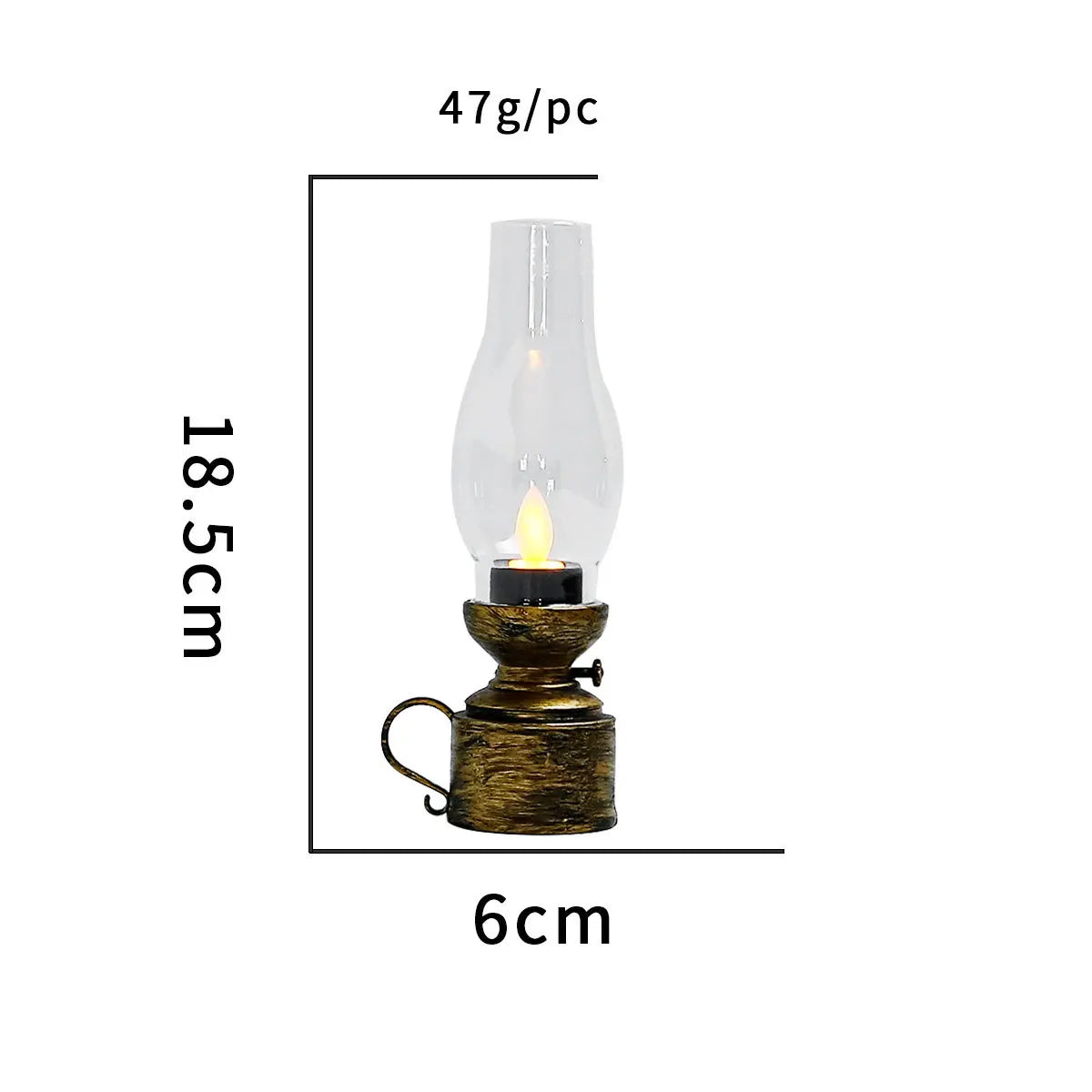 VintageGlow Bordslampa - Retro LED Bordslampa för Hemmet