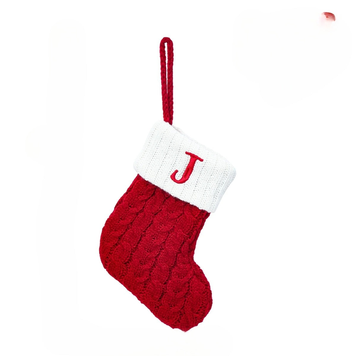 Snowflake Christmas Stockings - Festive Knitted Christmas Decorations