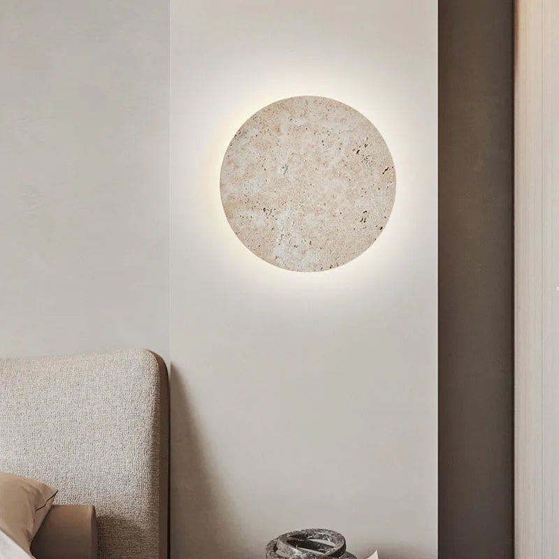 ZenGlow Vägglampa - Wabi-Sabi Minimalism för Din Vägg