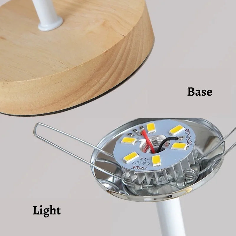Foldable Pleated Table Lamp - Stylish Foldable LED Table Lamp for Unique Interior Design
