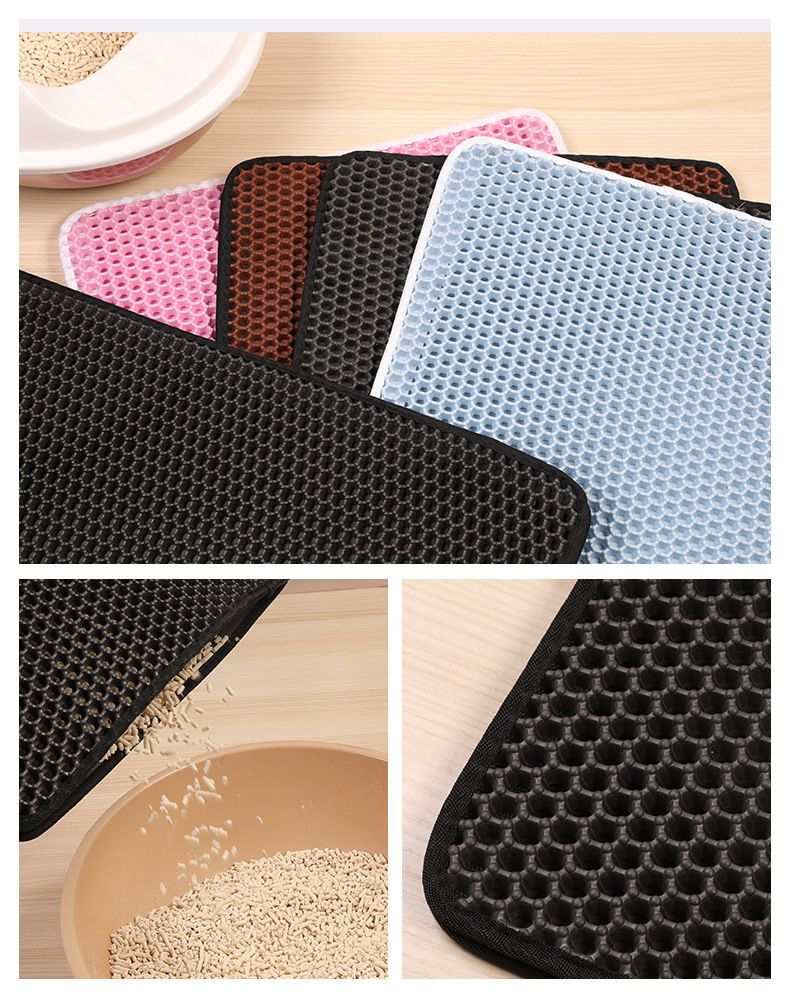 NonSlipPurrfect - Stylish Cat Litter Mat for Dry Floors
