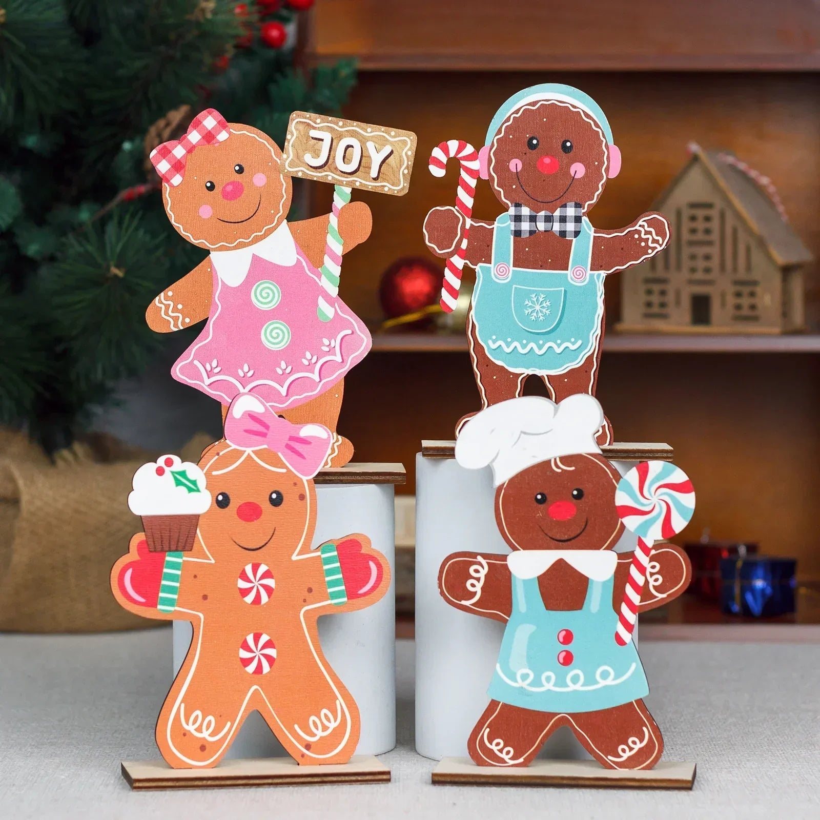 Gingerbread Man Christmas Decoration - Cute Gingerbread Man for Festive Decoration