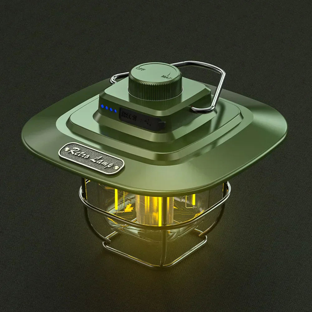 RetroLuxe - Vintage Outdoor Lamp for Adventurous Moments
