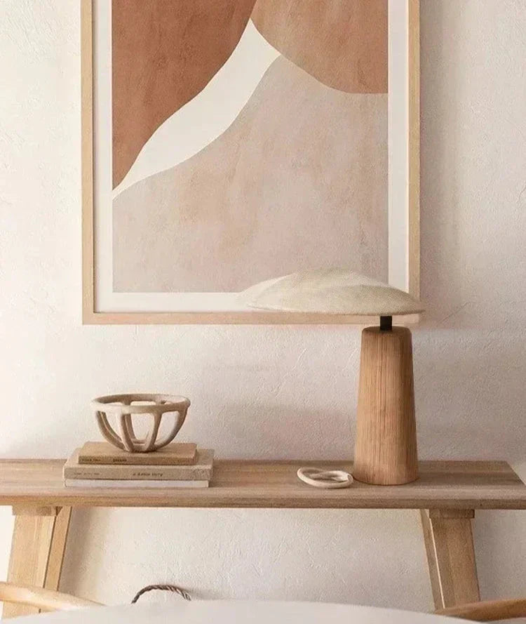ZenGlow - Retro Wooden Lamp for Calm Lighting