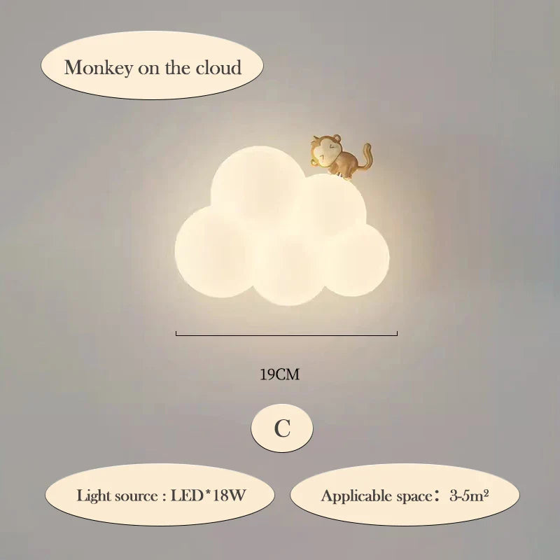 CloudLight – Modern LED Wall Lamp for Children