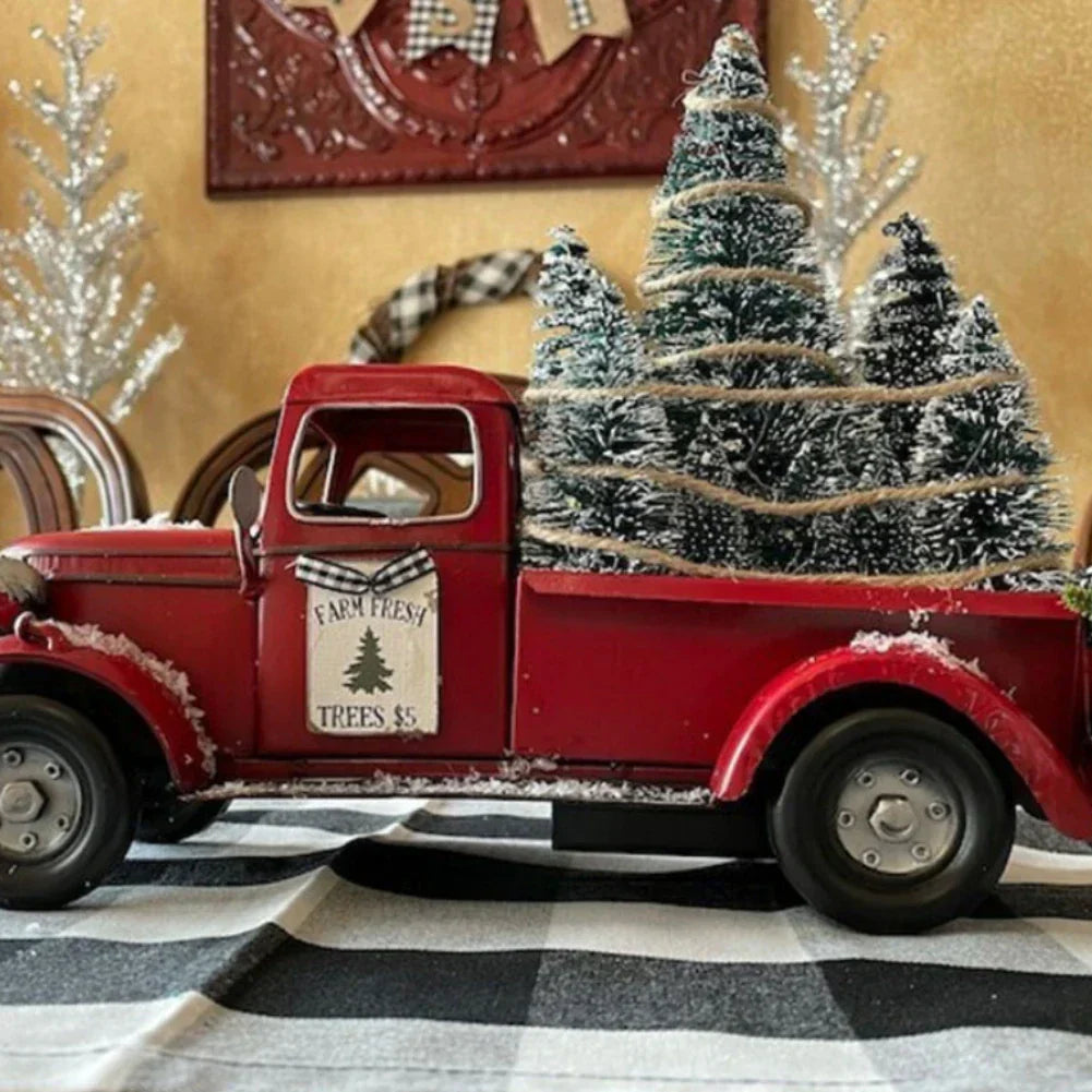 NostalgiaTruck Jewelry - Retro Red Truck for Christmas