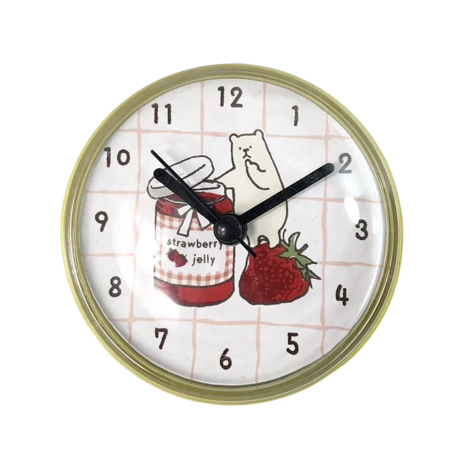 Waterproof Clock – Compact Suction Cup Clock for Bathroom