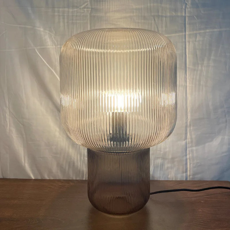 ElegantGlow - Modern Glass Globe Lamp with LED Light