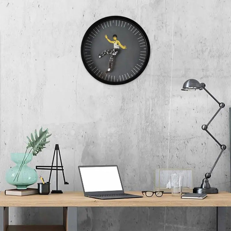 KungFuTime Clock - Authentic Chinese Wall Hanging Clock Decoration